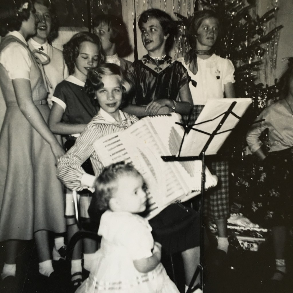 My sisters and cousins and me